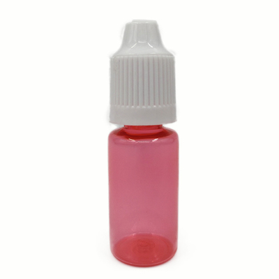 Doorzichtige 10 ml 15 ml 30 ml 60 ml 80 ml 100 ml PET E vloeibare fles met op maat gemaakte logo-schermdruk