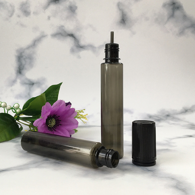 Op maat gedrukte E vloeibare fles met kinderdichte nek transparante 10ml-100ml capaciteit