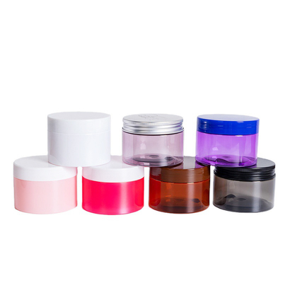 Op maat gemaakte Plastic Cosmetic Jar Collection in verschillende maten voor persoonlijke verzorging