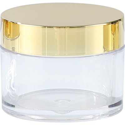 Op maat gemaakte cosmetische pot met transparant oppervlak en op maat gemaakte logo's