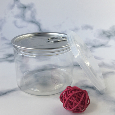 Op maat gemaakte plastic cosmetische pot met drukgevoelige pakking en verschillende capaciteitsopties