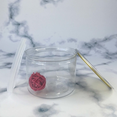 Op maat gemaakte plastic cosmetische pot met drukgevoelige pakking en verschillende capaciteitsopties