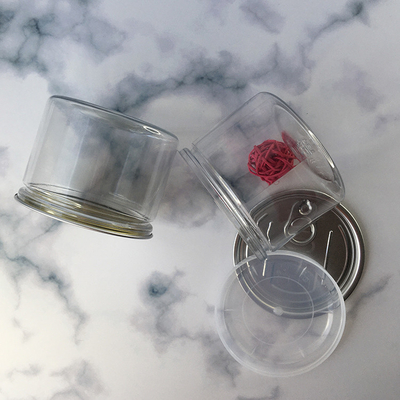 Op maat gemaakte gladde plastic cosmetische potten in verschillende capaciteiten voor persoonlijke verzorging