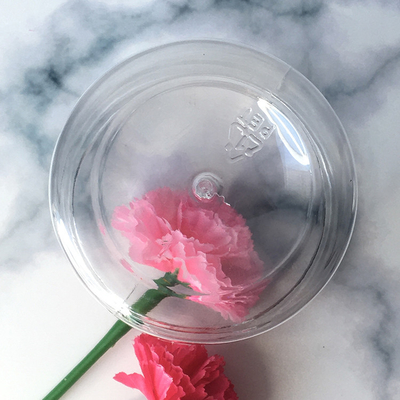 Op maat gemaakte gladde plastic cosmetische potten in verschillende capaciteiten voor persoonlijke verzorging