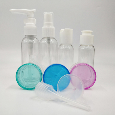 Eco-vriendelijke plastic lotionflessen met aangepaste schermdruk en UV-geelektroplateerde deksels