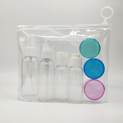 Eco-vriendelijke plastic lotionflessen met aangepaste schermdruk en UV-geelektroplateerde deksels