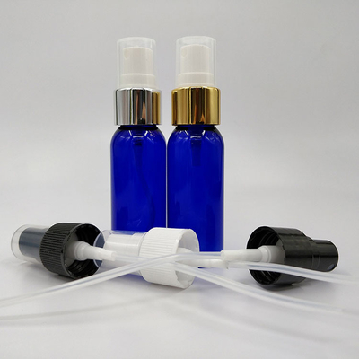 118 mm hoge PETG plastic cosmetische pompfles met geïmprimeerd ontwerp