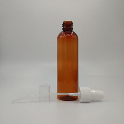 Roestvrij staal rond PETG-fles met cosmetische pomp 118 mm hoog