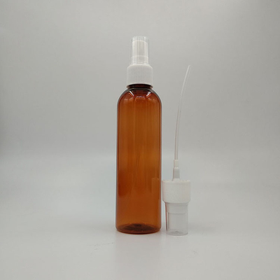 Roestvrij staal rond PETG-fles met cosmetische pomp 118 mm hoog