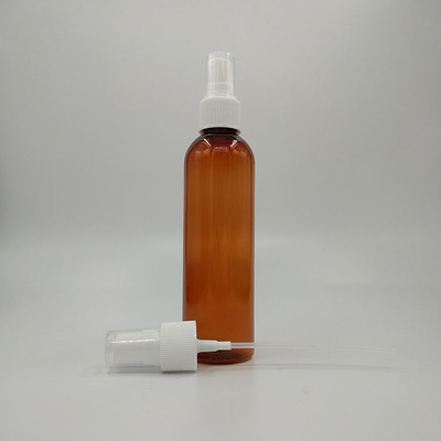 Roestvrij staal rond PETG-fles met cosmetische pomp 118 mm hoog