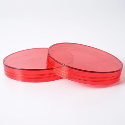 Duidelijke ronde plastic potten 2 oz-8 oz met deksels voor slijm en specerijen