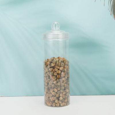 2 oz transparante plastic potten met optionele deksels