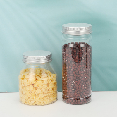 2 oz transparante plastic potten met optionele deksels