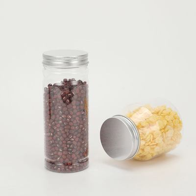 Doorzichtige plastic pottencontainer met aluminium deksel voor farmaceutische verpakkingen