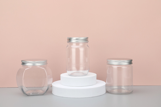 Leeg Plastic Cosmetic Container Ronde Body Cream Jar 150 g 200 g 250 g 8 oz Haarconditioner Jar