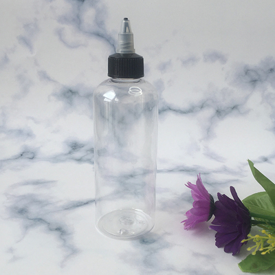 Aanpasbare transparante plastic dropper flessen met drukwerk