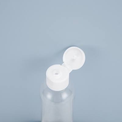Op maat gedrukte heldere plastic schroevendopflessen met schroefdop
