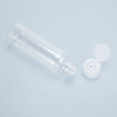 Schroefplasticfles met schroeftop en dop voor vloeibare verpakkingen
