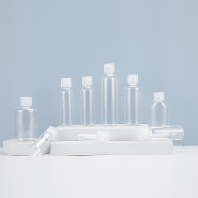 Schroefplasticfles met schroeftop en dop voor vloeibare verpakkingen