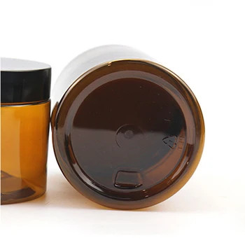 PET 1oz 2oz 4oz 6oz 8oz 12oz 16oz heldere plastic potten met aluminium deksels