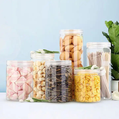 7oz 8oz heldere plastic potten met aanpassingsmogelijkheden