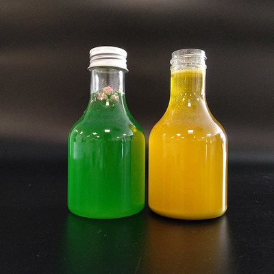 Vierkante / ronde lekkagebestendige plastic melk thee flessen met schroef op de deksels