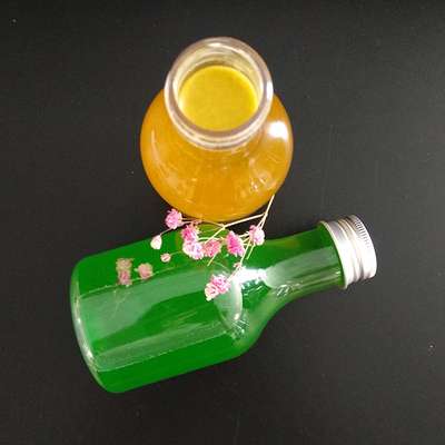 Vierkante / ronde lekkagebestendige plastic melk thee flessen met schroef op de deksels