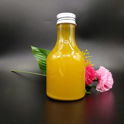 Vierkante / ronde lekkagebestendige plastic melk thee flessen met schroef op de deksels