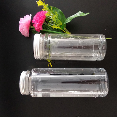 Herbruikbare 1000 ml doorzichtige lekvrije plastic Boba-theefles met schroef op het deksel
