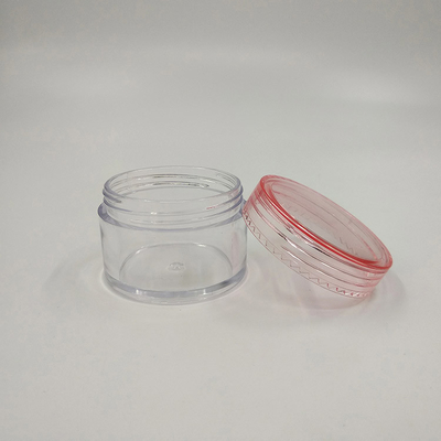 Gepersonaliseerde 100 ml plastic cosmetische potten met aanpasbare merken