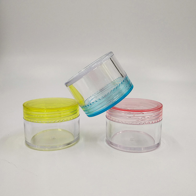 Gepersonaliseerde 100 ml plastic cosmetische potten met aanpasbare merken