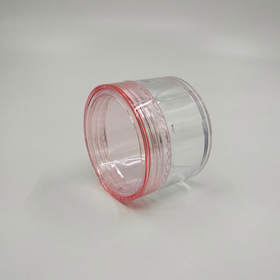 Gepersonaliseerde 100 ml plastic cosmetische potten met aanpasbare merken