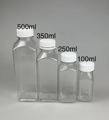 Geïsoleerde plastic melktheeflessen met schroef op deksel en handvat
