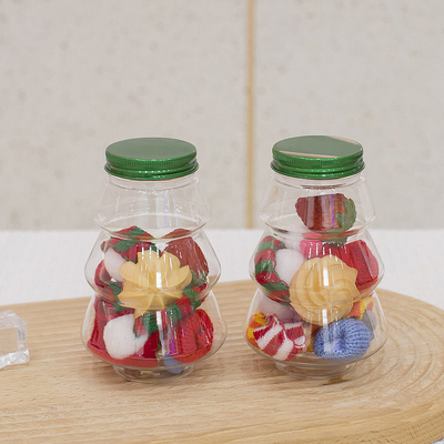 Leekbestendige plastic melk thee potten met schroef op het deksel