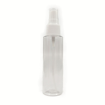 Duurzame, ronde, heldere PET-plastic sprayflessen voor reizen en cosmetica