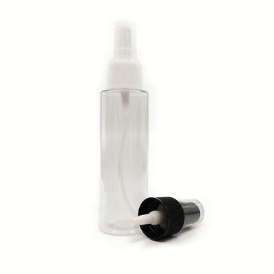Duurzame, ronde, heldere PET-plastic sprayflessen voor reizen en cosmetica