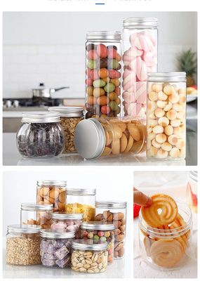 Doorzichtige plastic containers met drukgevoelige of aluminiumfolie afdichting