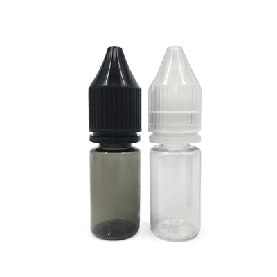 18mm nekgrootte Custom logo PET-scherm gedrukt kleine flesjes voor vloeistoffen 100ml