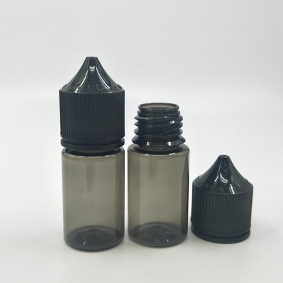 Kinderwaardig PET-plastic E-vloeistofffles Vierkantig voor nauwkeurig mengen van E-sap