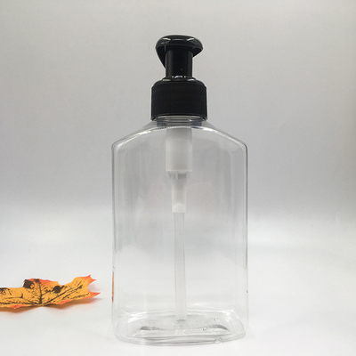 25.7g roze plastic fles met pomp en warm stempelen voor cosmetica