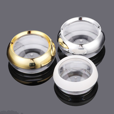 Transparante ronde cosmetische container 30 ml PP pot met aangepast oppervlak
