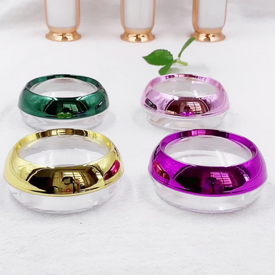 Transparante ronde cosmetische container 30 ml PP pot met aangepast oppervlak