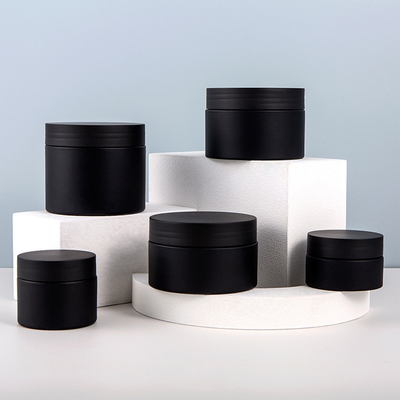 150 ml heldere plastic cosmetische container / cosmetische plastic houder met glad oppervlak