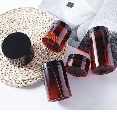 Op maat gemaakte acryl cosmetische pot met glad oppervlak voor crème