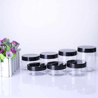 Gepersonaliseerd logo cosmetische plastic pot met drukgevoelige pakking