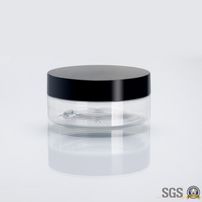 Op maat gemaakte geprinte plastic cosmetische pot met glad oppervlak en drukgevoelige of aluminium foliepakking