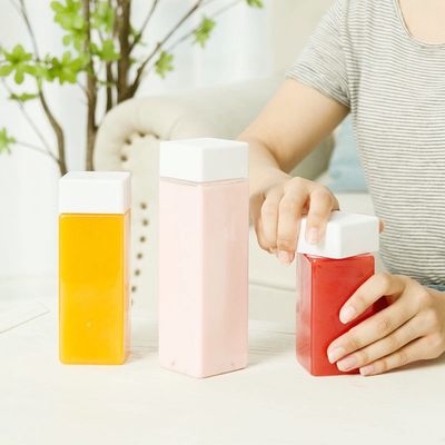Schroef op deksel Middellange capaciteit geïsoleerde melk thee flessen met lekproof functie