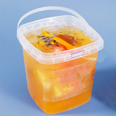 0.5 kg doorzichtige plastics lekvrije melk- thee waterflessen