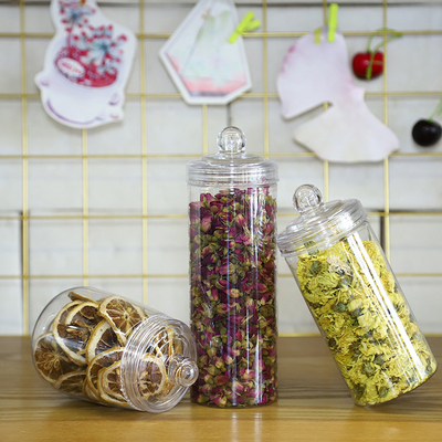 Op maat gemaakte plastic potten met deksels voor voedselopslag