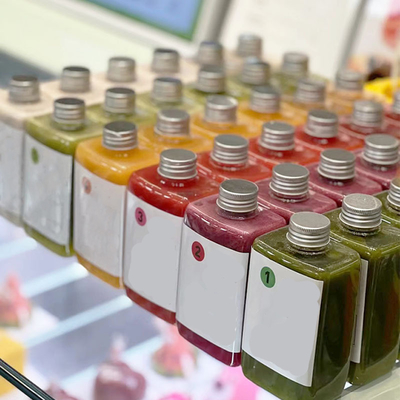 Veelzijdige schroef op deksel Plastic thee potten voor thuis en kantoor